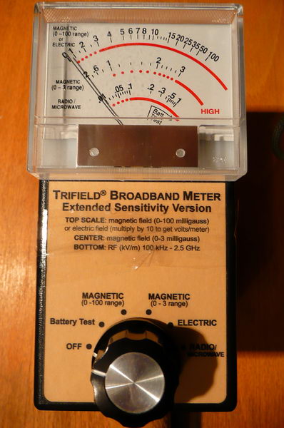 Trifield Broadband Meter extended sensetivity version